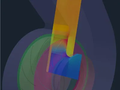 外转子单进风离心风机蜗壳流体设计中的注意事项