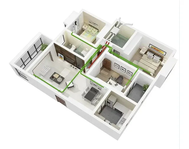 后倾离心风机的应用