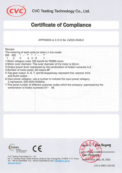 Energy Efficient Fan Certification